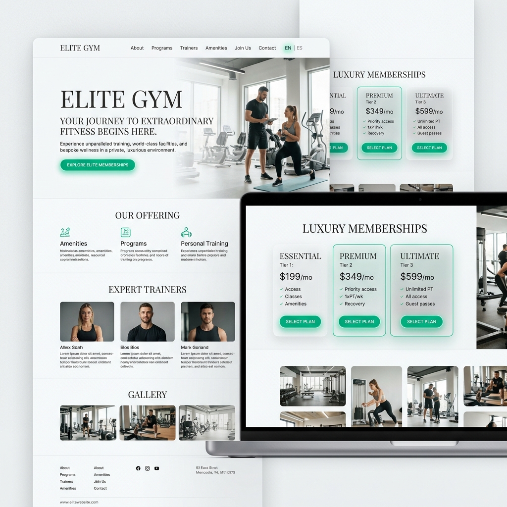 Static preview of Elite Gym Egypt